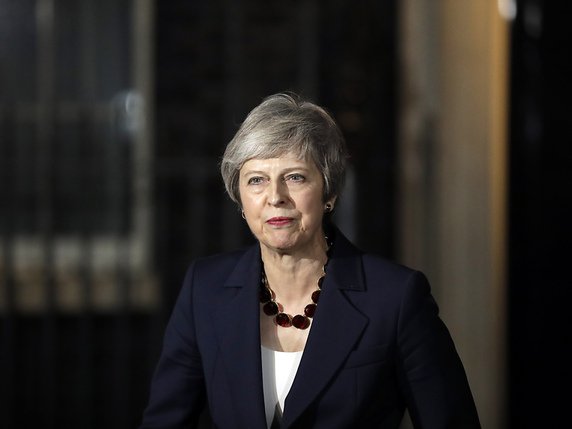 Theresa May doit s'adresser en fin de matinée aux députés britanniques pour tenter de les convaincre de donner leur aval au projet d'accord (archives). © KEYSTONE/AP/MATT DUNHAM