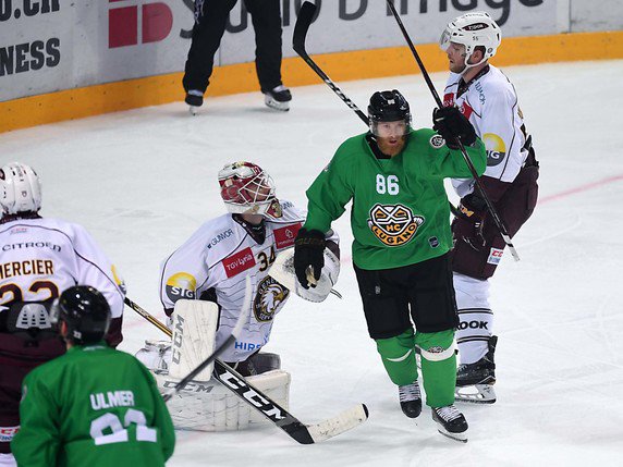 Linus Klasen a inscrit deux buts contre Genève-Servette © KEYSTONE/TI-PRESS/DAVIDE AGOSTA