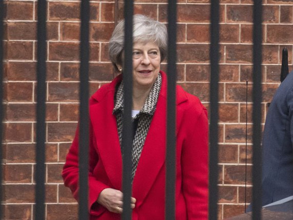 "J'ai eu deux jours assez difficiles", a confié Theresa May au journal britannique Daily Mail, après une fin de semaine tumultueuse. © Keystone/AP/DOMINIC LIPINSKI