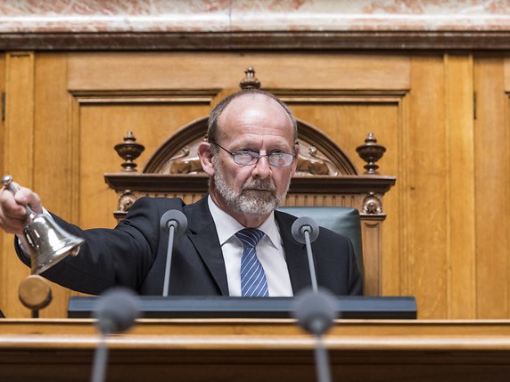 L'actuel président du Conseil national, Dominique de Buman (PDC/FR), ne briguera pas de 5e mandat (Archives). © KEYSTONE/ALESSANDRO DELLA VALLE