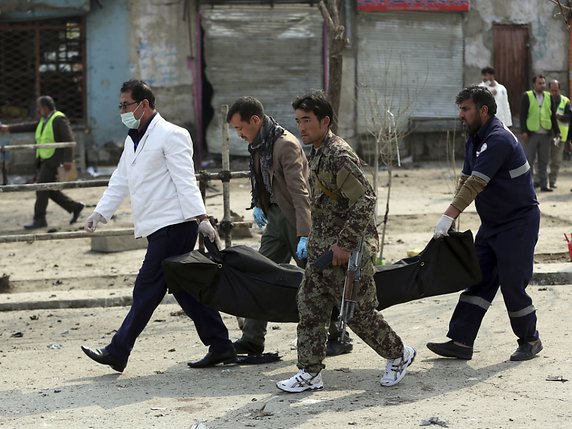 La déflagration s'est produite à Kaboul près d'une salle où se déroulait une cérémonie religieuse (archives). © KEYSTONE/AP/MASSOUD HOSSAINI