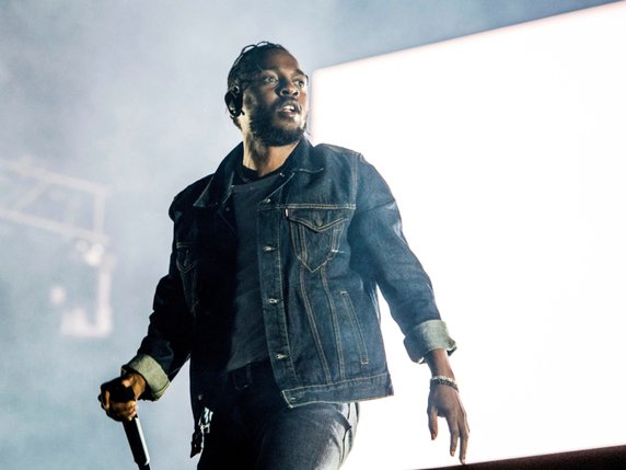 Le rappeur californien Kendrick Lamar a reçu  huit nominations pour les Grammy Awards (archives). © KEYSTONE/AP Invision/AMY HARRIS