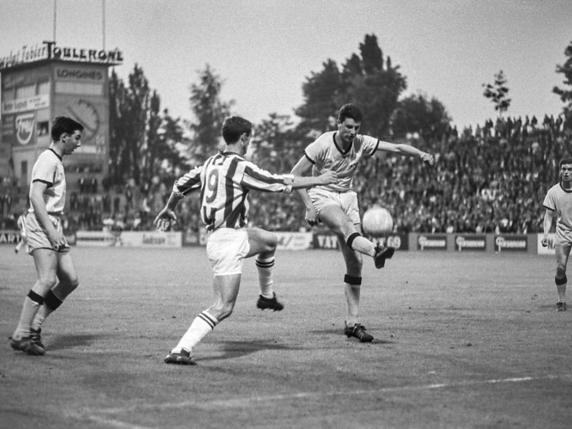 Les Young Boys et la Juventus s'étaient affrontés lors de l'édition 1966 de la Coupe des Alpes. Au Wankdorf de Berne, les Turinois s'étaient imposés 2-0. © Keystone/PHOTOPRESS-ARCHIV/STR