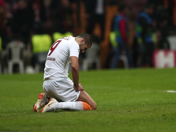 Derdiyok a marqué mardi, mais le Galatasaray a connu la défaite © KEYSTONE/EPA/SEDAT SUNA
