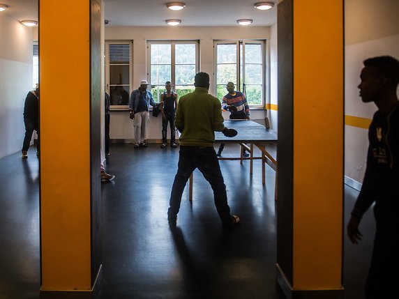Ousman Sonko a séjourné incognito durant plusieurs mois dans un centre pour requérants d'asile avant d'être arrêté (archives). © KEYSTONE/TI-PRESS/SAMUEL GOLAY