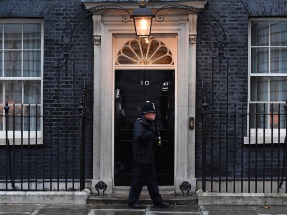 Quelle solution sortira du 10 Downing Street pour le Brexit? © Keystone/EPA/ANDY RAIN