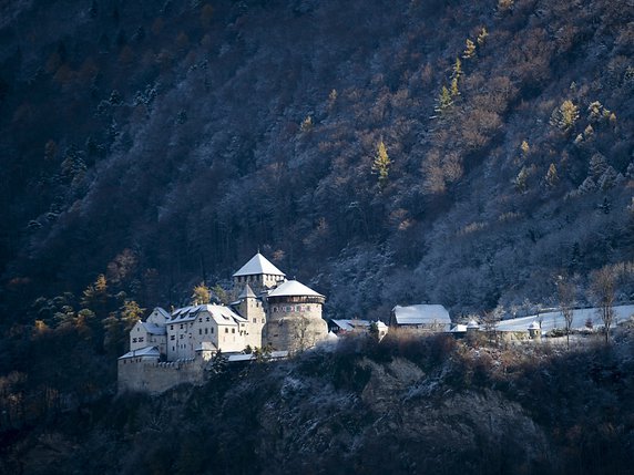 Le château de Vaduz, siège de la famille princière du Liechtenstein (archives). © KEYSTONE/GIAN EHRENZELLER