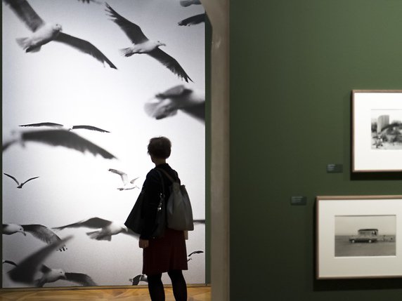 L'exposition a été réalisée par la Fondation Henri Cartier-Bresson en étroite collaboration avec Martine Franck jusqu'à son décès. © KEYSTONE/LAURENT GILLIERON