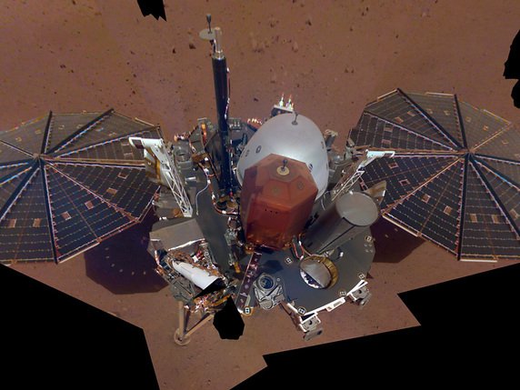 L'atterrisseur InSight s'est posé sur Mars le 26 novembre dernier (archives). © KEYSTONE/AP NASA