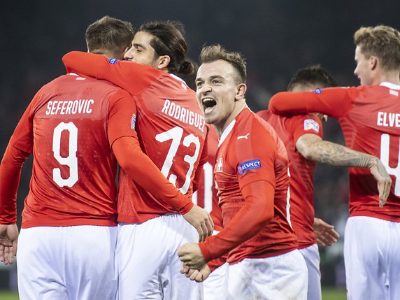 Les joueurs de l'équipe suisse retrouveront le public romand © KEYSTONE/ENNIO LEANZA