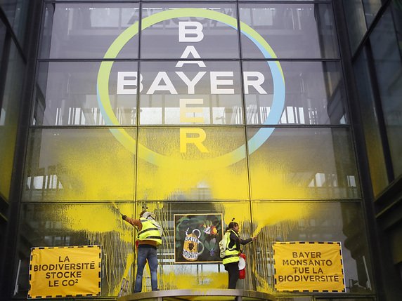 L'action de Bayer dégringolait mercredi en matinée après ce nouveau revers devant la justice. © KEYSTONE/AP/FRANCOIS MORI
