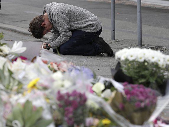 Le suprémaciste blanc a tué 50 musulmans et fait des dizaines de blessés dans deux mosquées de Christchurch pendant la prière du vendredi (archives). © KEYSTONE/AP/MARK BAKER
