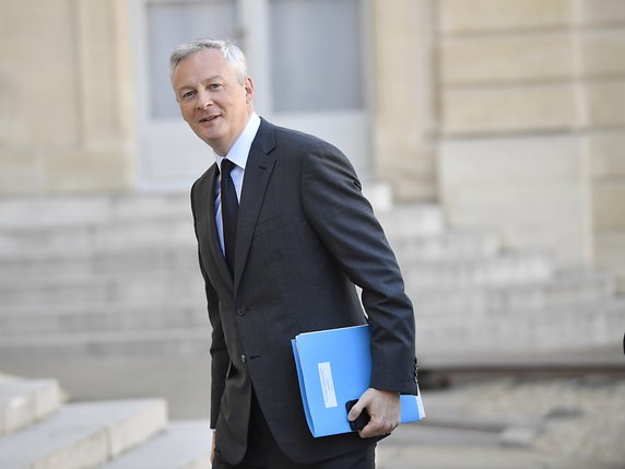 Taxe Gafa: La France est "décidée" et "souveraine" en matière fiscale, a fait savoir Bruno Le Maire (archives). © KEYSTONE/EPA/JULIEN DE ROSA