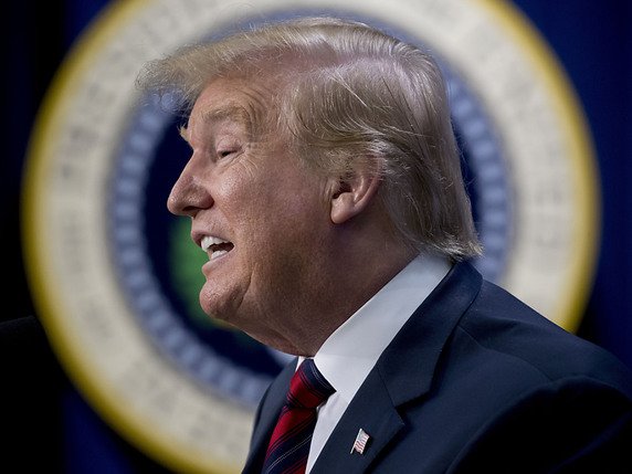 L'horizon semble s'éclaircir pour Donald Trump (archives). © KEYSTONE/AP/ANDREW HARNIK