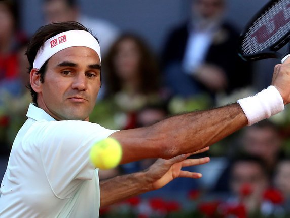 Roger Federer: une défaite sur le fil à Madrid. © KEYSTONE/EPA EFE/KIKO HUESCA