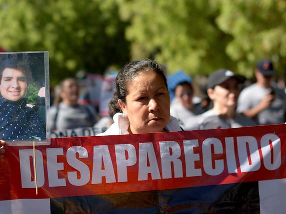 Plus de 40'000 personnes sont actuellement portées disparues au Mexique, frappé par une vague de violence liée au trafic de drogue (archives). © KEYSTONE/EPA EFE/JUAN CARLOS CRUZ