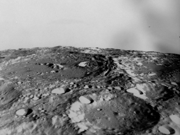 Apollo 10 s'est approchée de la Lune comme personne auparavant, livrant des images inédites (archives). © KEYSTONE/AP NY/NASA