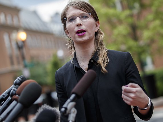 Chelsea Manning a refusé de témoigner contre le fondateur de WikiLeaks, Julian Assange. © KEYSTONE/EPA/SHAWN THEW