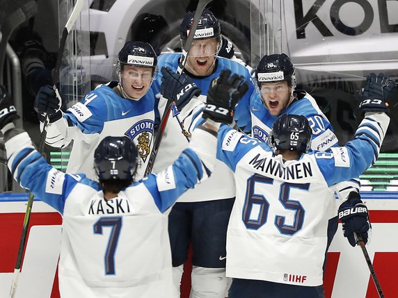 Joie totale pour les Finlandais. © Keystone/AP/Petr David Josek