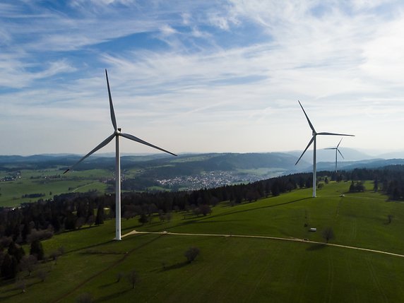 Le Grand Conseil vaudois en faveur de l'énergie éolienne (archives). © KEYSTONE/LEANDRE DUGGAN