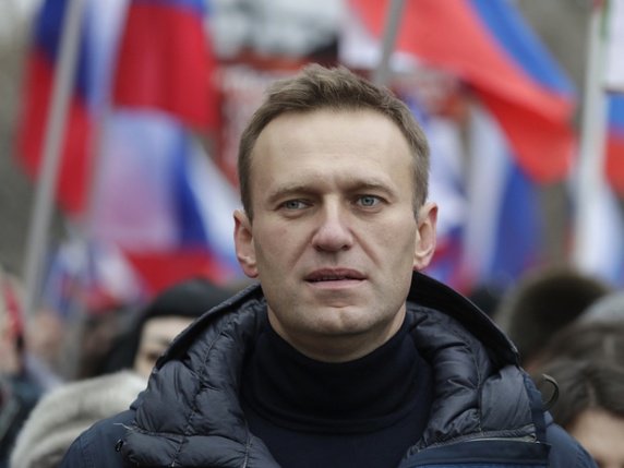 Le principal opposant du Kremlin Alexeï Navalny a à nouveau été arrêté lors d'une manifestation (archives). © Keystone/AP/PAVEL GOLOVKIN