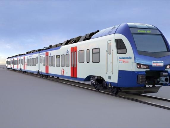 Le groupe thurgovien a signé le contrat avec Nordwestbahn, filiale allemande du groupe français Transdev. Il prévoit la fourniture des rames pour le réseau de trains régionaux de Brême et du land de Basse-Saxe, dans le nord de l'Allemagne. © Stadler Rail