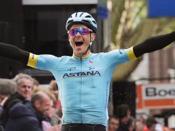 Jakob Fuglsang (ici à Liège-Bastogne-Liège) a remporté son second Critérium du Dauphiné après 2017. © KEYSTONE/EPA/JULIEN WARNAND
