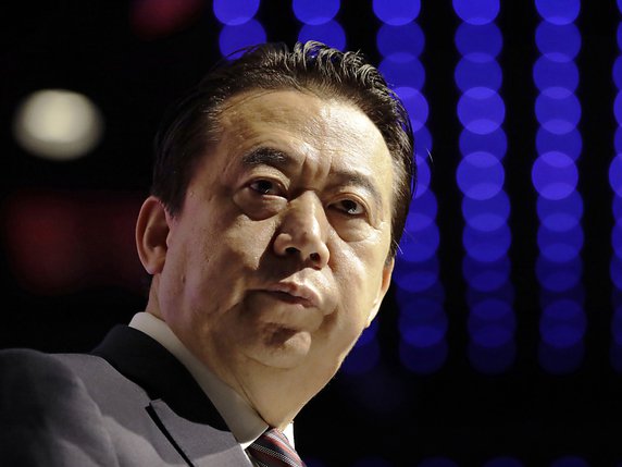 Meng Hongwei est l'énième haut dirigeant communiste à succomber à la campagne anti-corruption lancée en 2013 par le président Xi Jinping (archives). © KEYSTONE/AP/WONG MAYE-E