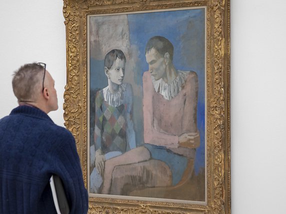 L'exposition "Picasso le jeune - Périodes bleue et rose" a attiré plus de 335'000 visiteurs à la Fondation Beyeler à Riehen (BS) (archives). © KEYSTONE/PATRICK STRAUB