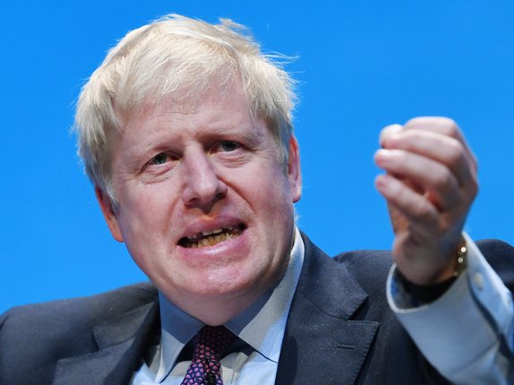 Boris Johnson a été le ministre des affaires étrangères de Theresa May (archives). © KEYSTONE/EPA/ANDY RAIN