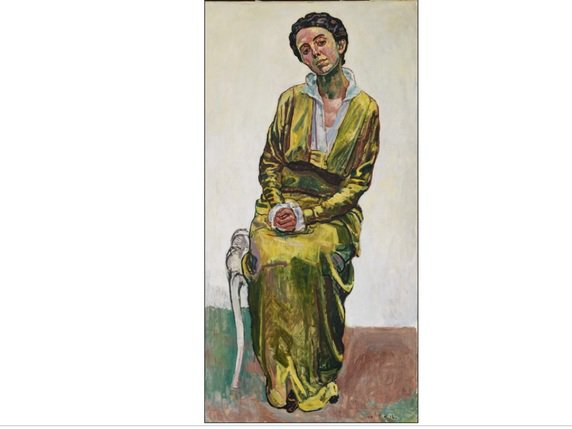 Le portrait d'Emma Schmidt-Müller rappelle le fauvisme et les oeuvres d'Egon Schiele, écrit Sotheby's. © Sotheby's