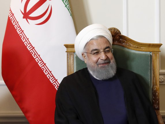 Le président Hassan Rohani a assuré que l'Iran ne cherche la guerre avec aucun pays, "pas même les Etats-Unis" (archives). © KEYSTONE/PETER KLAUNZER