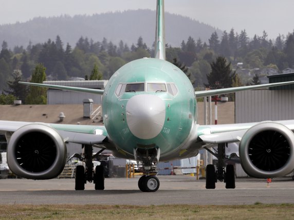 Les Boeing 737 MAX sont cloués au sol depuis mars à la suite de deux accidents (archives). © KEYSTONE/AP/ELAINE THOMPSON