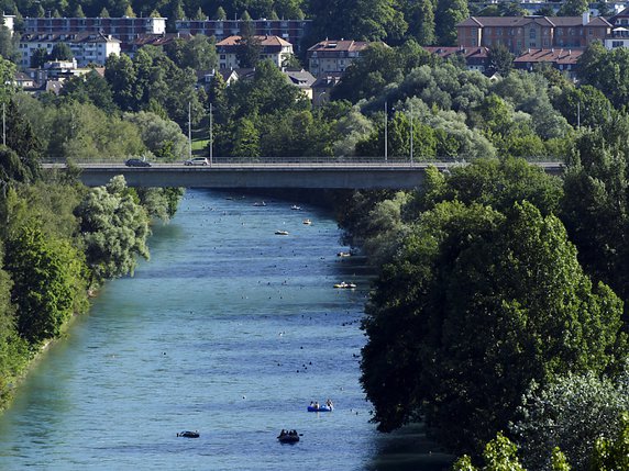 Une adolescente s'est noyée dans l'Aar mercredi à Berne (photo d'illustration). © KEYSTONE/ANTHONY ANEX