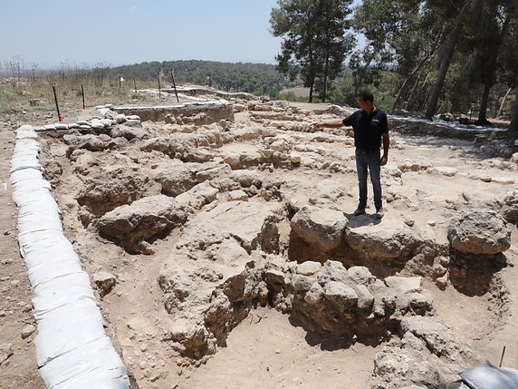 Des archéologues israéliens pensent avoir localisé la ville biblique de Ziklag où, selon l'histoire biblique, David avait trouvé refuge alors qu'il était poursuivi par le roi Saül. © KEYSTONE/EPA/ABIR SULTAN
