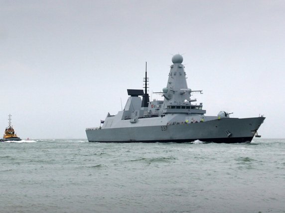 Le HMS Duncan, de la marine de guerre britannique , a été envoyé vendredi en renfort dans le Golfe. © KEYSTONE/EPA BRITISH MINISTRY OF DEFENCE/LA(PHOT) BEN SUTTON