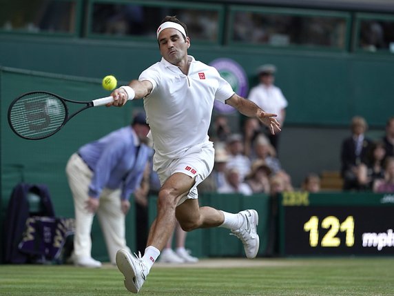 Federer a sorti le grand jeu face à Nadal © KEYSTONE/EPA/WILL OLIVER