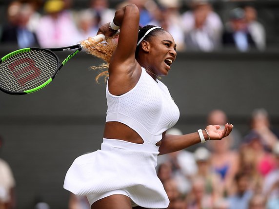 Serena Williams a manqué sa finale samedi à Wimbledon © KEYSTONE/EPA Getty Images Europe POOL/LAURENCE GRIFFITHS / POOL