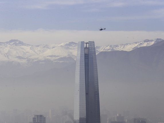On doit aussi à César Pelli la Gran Torre Costanera de Santiago du Chili (archives). © KEYSTONE/EPA EFE/ALBERTO VALDÉS