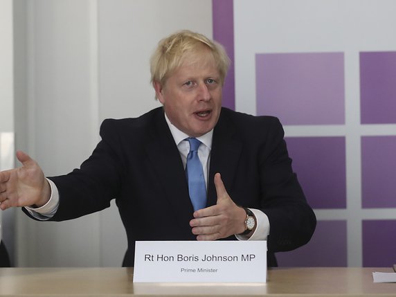Le nouveau premier ministre britannique Boris Johnson a promis de sortir la Grande-Bretagne de l'Union européenne avec ou sans accord. Le Trésor a donc pris les mesures nécessaires. © KEYSTONE/EPA Bloomberg POOL/SIMON DAWSON / POOL