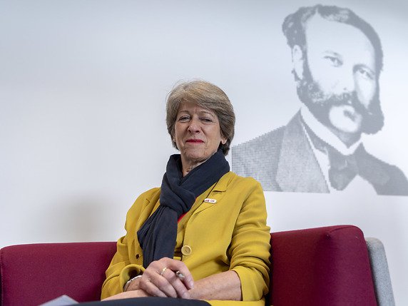 L'ancienne chancelière de la Confédération Annemarie Huber-Hotz a décédée le 1er août. © KEYSTONE/MARTIAL TREZZINI