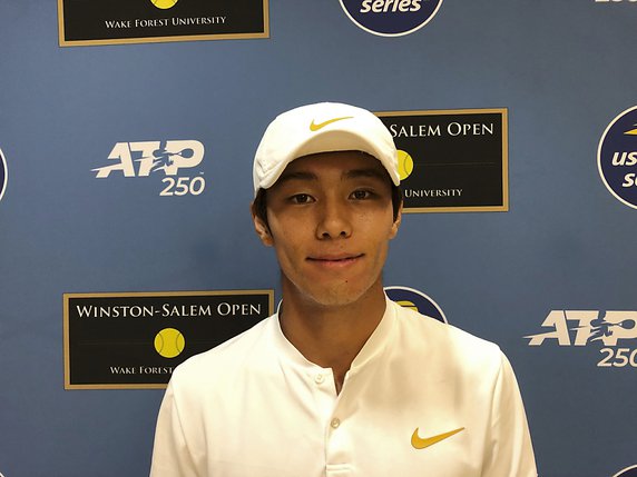 Duckhee Lee, premier joueur sourd à gagner un match sur le circuit ATP © KEYSTONE/AP/JOEDY MCCREARY