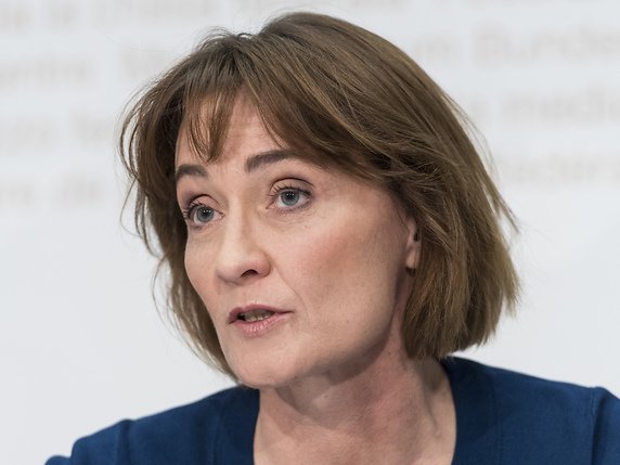 Pascale Baeriswyl, secrétaire d'Etat aux affaires étrangères, sera restée en poste trois ans. © KEYSTONE/ALESSANDRO DELLA VALLE