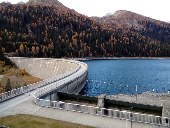 Le barrage d'Isola a été construit en 1963. © Axpo
