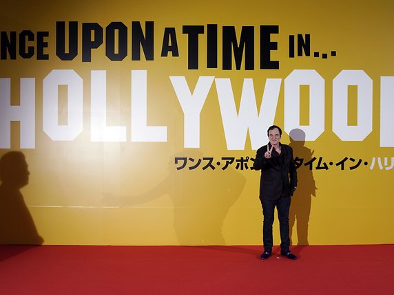 Le film "Il était une fois à... Hollywood" du réalisateur américain Quentin Tarantino compte parmi le genre de l'uchronie (archives). © KEYSTONE/EPA/FRANCK ROBICHON