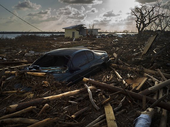 Le bilan officiel de l'ouragan Dorian est passé à 52 morts. © KEYSTONE/AP/RAMON ESPINOSA