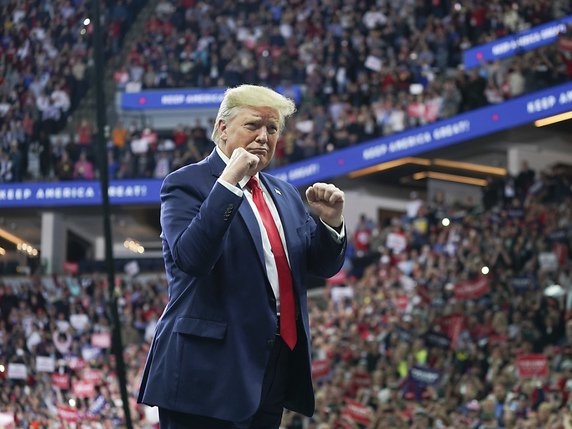 Donald Trump a multiplié jeudi les attaques personnelles contre ses adversaires politiques. © KEYSTONE/AP Star Tribune/GLEN STUBBE