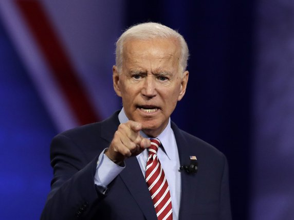 Joe Biden, 76 ans, est considéré comme un des favoris de la primaire démocrate pour affronter Donald Trump en 2020. © KEYSTONE/AP/MARCIO JOSE SANCHEZ