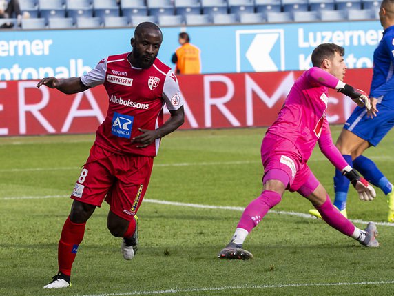 Seydou Doumbia a ouvert le score, mais cela n'a pas suffi pour Sion © KEYSTONE/PATRICK STRAUB