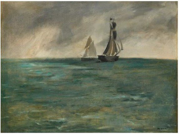 "Marine, temps d’orage" (1873) d'Edouard Manet est arrivé à Berne avec le legs Gurlitt. Le Musée des Beaux-Arts de Berne le vend à Tokyo pour quatre millions de dollars. © Musée des Beaux-Arts de Berne